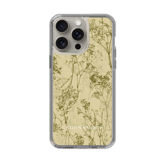 Slim Protection Case［ LAGUNAMOON - Botanical - Yellow ］