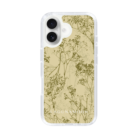 Slim Protection Case［ LAGUNAMOON - Botanical - Yellow ］