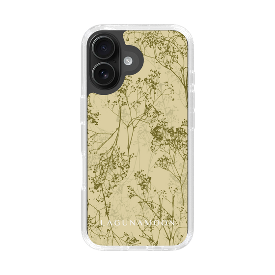 Slim Protection Case［ LAGUNAMOON - Botanical - Yellow ］