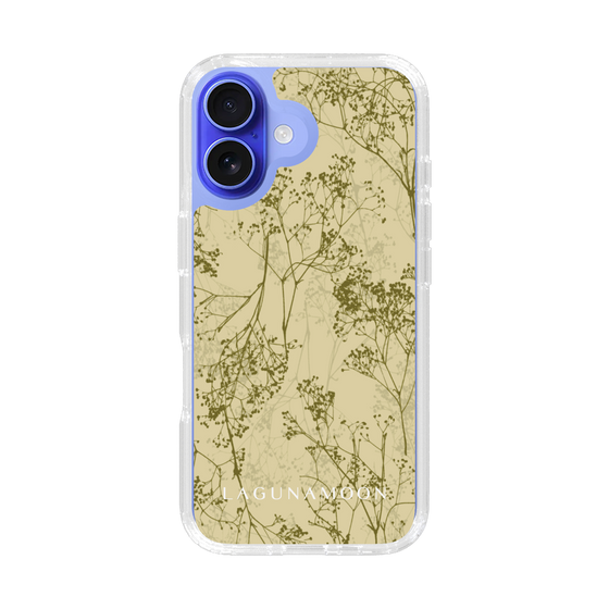 Slim Protection Case［ LAGUNAMOON - Botanical - Yellow ］