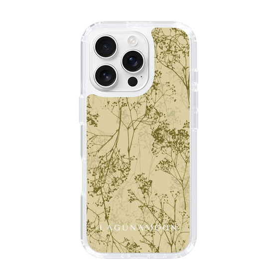 Slim Protection Case［ LAGUNAMOON - Botanical - Yellow ］