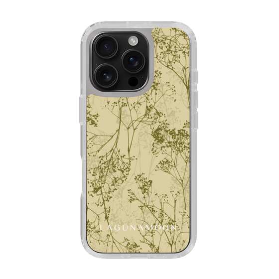 Slim Protection Case［ LAGUNAMOON - Botanical - Yellow ］