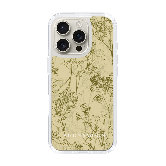 Slim Protection Case［ LAGUNAMOON - Botanical - Yellow ］