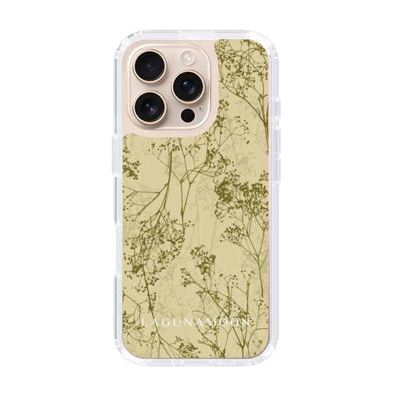 Slim Protection Case［ LAGUNAMOON - Botanical - Yellow ］