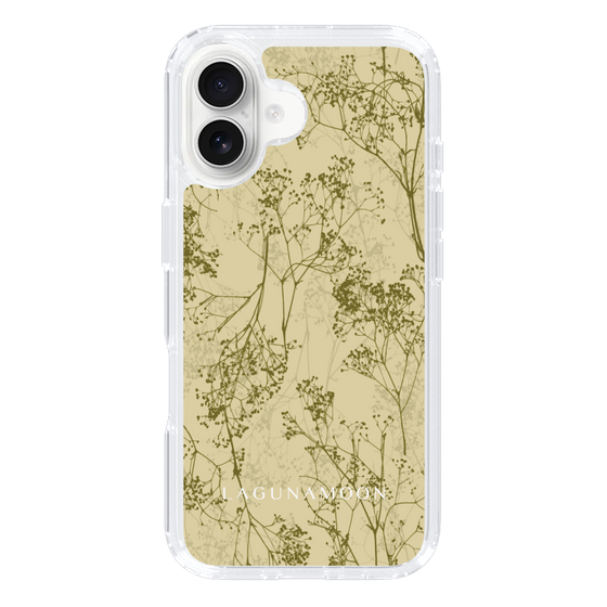 Slim Protection Case［ LAGUNAMOON - Botanical - Yellow ］