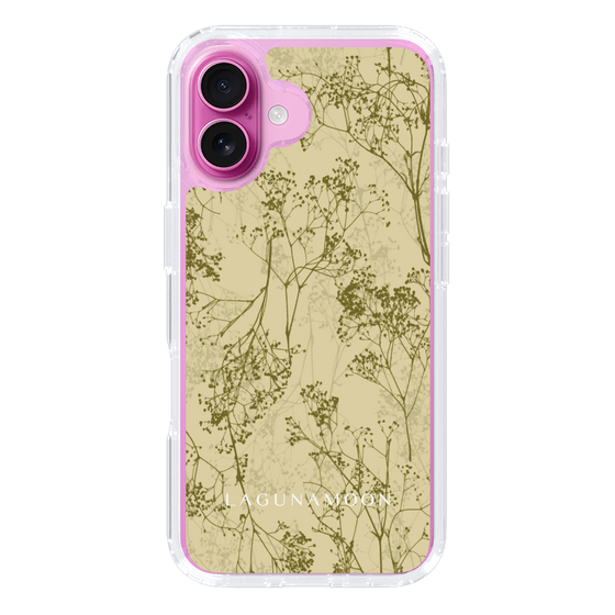 Slim Protection Case［ LAGUNAMOON - Botanical - Yellow ］
