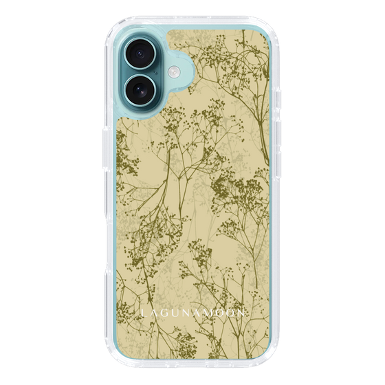 Slim Protection Case［ LAGUNAMOON - Botanical - Yellow ］