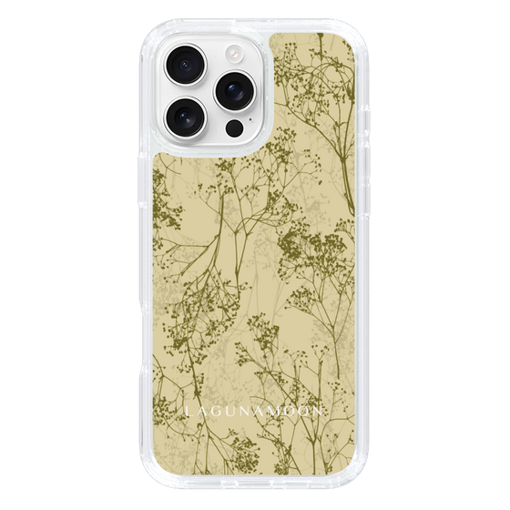 Slim Protection Case［ LAGUNAMOON - Botanical - Yellow ］