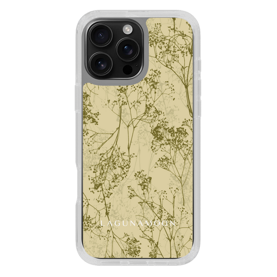 Slim Protection Case［ LAGUNAMOON - Botanical - Yellow ］