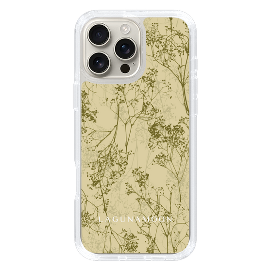 Slim Protection Case［ LAGUNAMOON - Botanical - Yellow ］