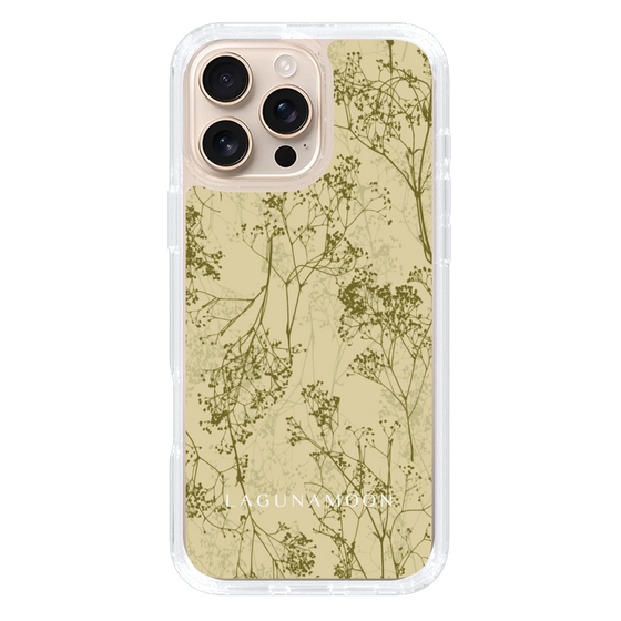 Slim Protection Case［ LAGUNAMOON - Botanical - Yellow ］