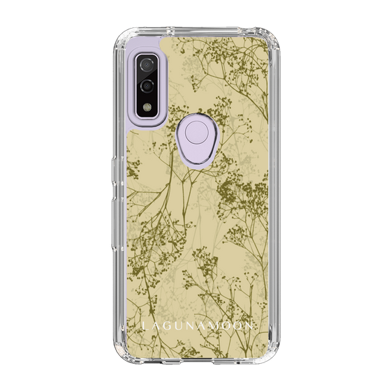 Slim Protection Case［ LAGUNAMOON - Botanical - Yellow ］