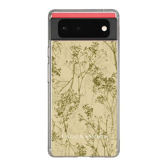 Slim Protection Case［ LAGUNAMOON - Botanical - Yellow ］