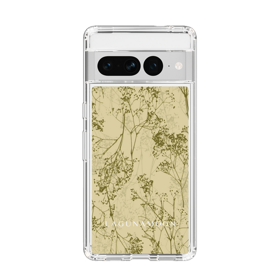 Slim Protection Case［ LAGUNAMOON - Botanical - Yellow ］