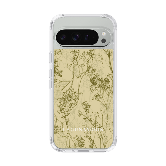 Slim Protection Case［ LAGUNAMOON - Botanical - Yellow ］