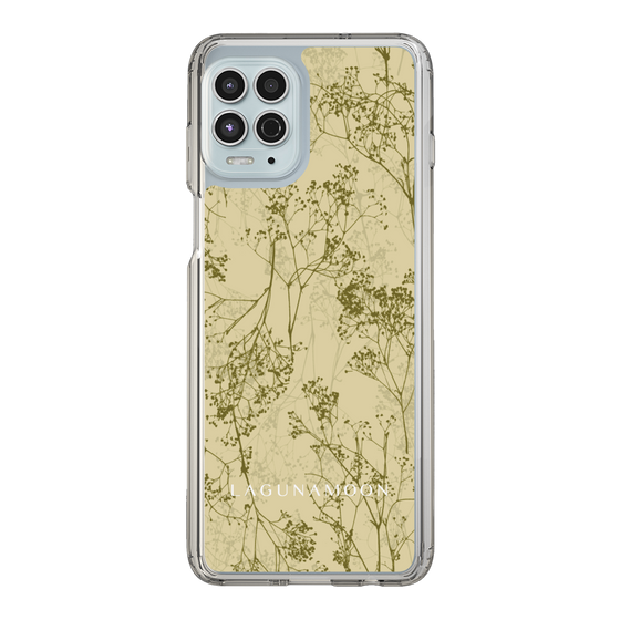 Slim Protection Case［ LAGUNAMOON - Botanical - Yellow ］