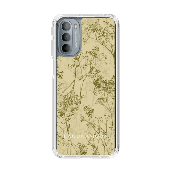 Slim Protection Case［ LAGUNAMOON - Botanical - Yellow ］