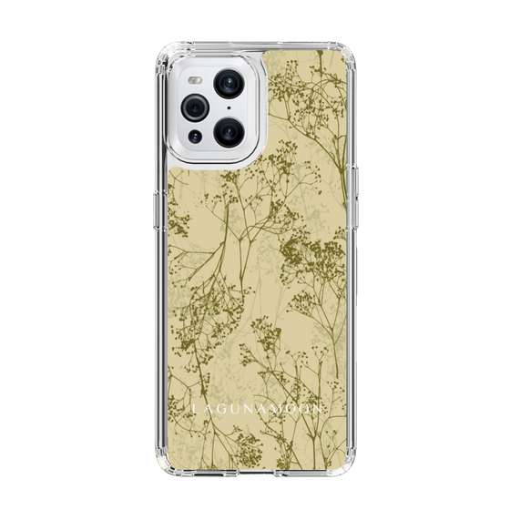 Slim Protection Case［ LAGUNAMOON - Botanical - Yellow ］