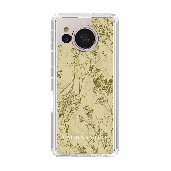 Slim Protection Case［ LAGUNAMOON - Botanical - Yellow ］
