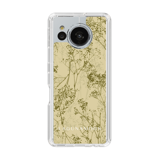 Slim Protection Case［ LAGUNAMOON - Botanical - Yellow ］