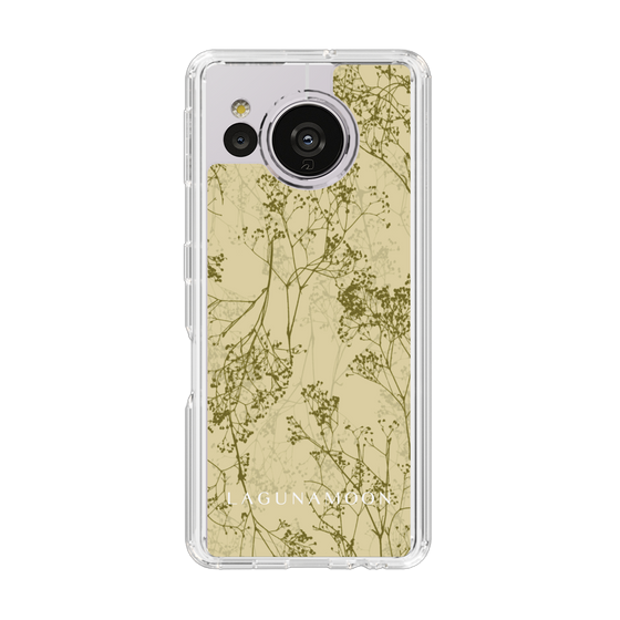 Slim Protection Case［ LAGUNAMOON - Botanical - Yellow ］
