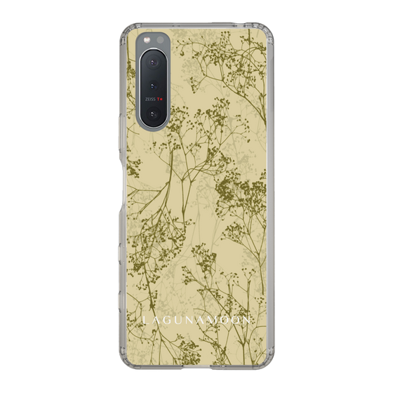 Slim Protection Case［ LAGUNAMOON - Botanical - Yellow ］