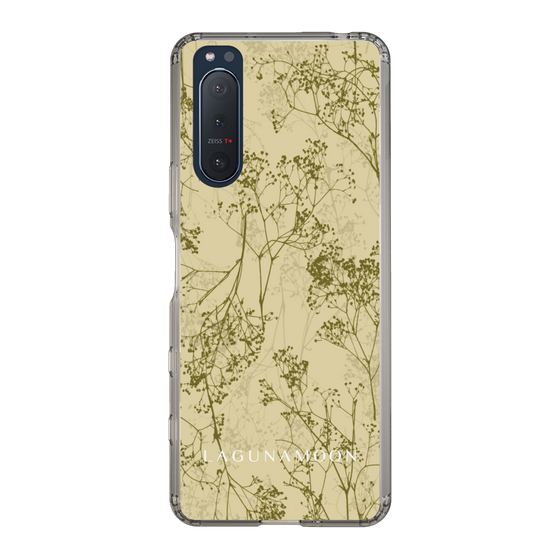Slim Protection Case［ LAGUNAMOON - Botanical - Yellow ］