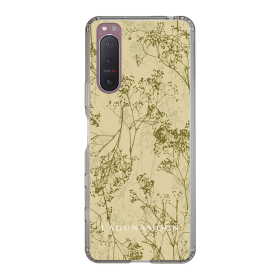 Slim Protection Case［ LAGUNAMOON - Botanical - Yellow ］