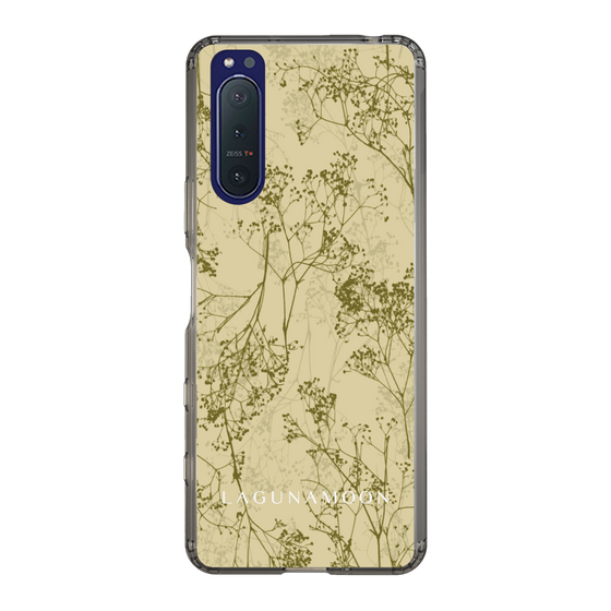 Slim Protection Case［ LAGUNAMOON - Botanical - Yellow ］