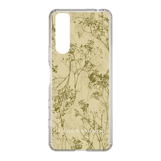 Slim Protection Case［ LAGUNAMOON - Botanical - Yellow ］