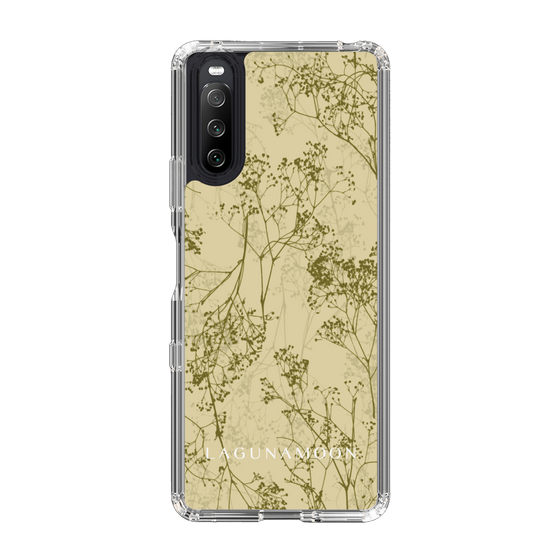 Slim Protection Case［ LAGUNAMOON - Botanical - Yellow ］