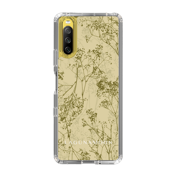 Slim Protection Case［ LAGUNAMOON - Botanical - Yellow ］