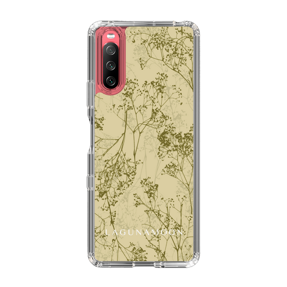 Slim Protection Case［ LAGUNAMOON - Botanical - Yellow ］