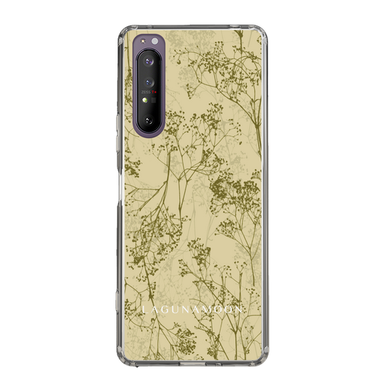 Slim Protection Case［ LAGUNAMOON - Botanical - Yellow ］