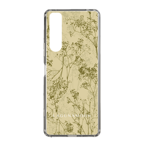 Slim Protection Case［ LAGUNAMOON - Botanical - Yellow ］