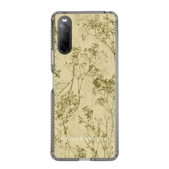 Slim Protection Case［ LAGUNAMOON - Botanical - Yellow ］