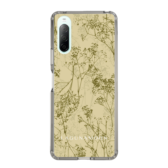 Slim Protection Case［ LAGUNAMOON - Botanical - Yellow ］