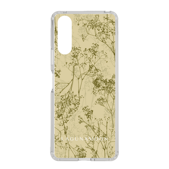 Slim Protection Case［ LAGUNAMOON - Botanical - Yellow ］