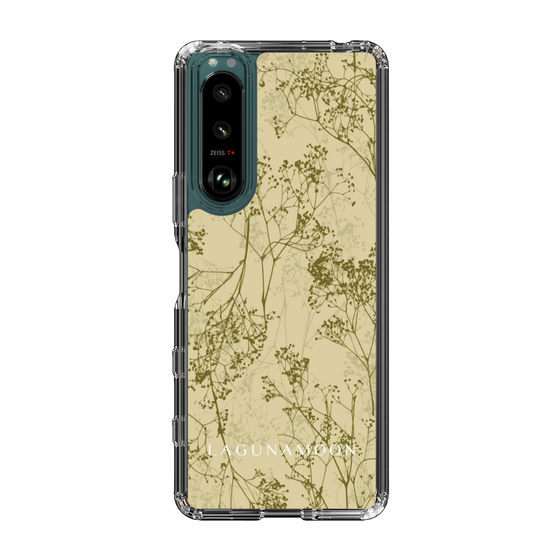 Slim Protection Case［ LAGUNAMOON - Botanical - Yellow ］