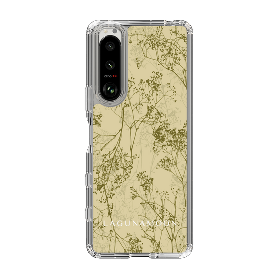 Slim Protection Case［ LAGUNAMOON - Botanical - Yellow ］