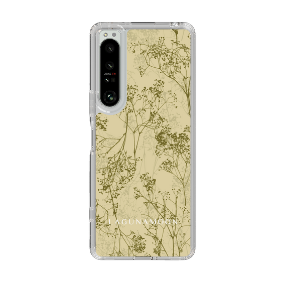 Slim Protection Case［ LAGUNAMOON - Botanical - Yellow ］