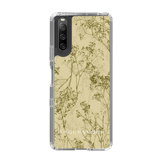 Slim Protection Case［ LAGUNAMOON - Botanical - Yellow ］