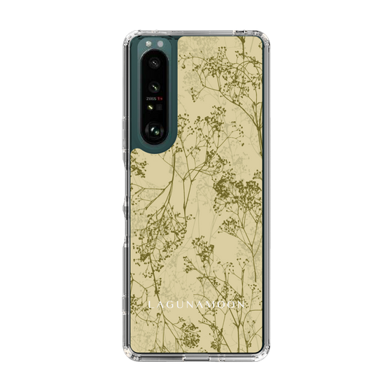 Slim Protection Case［ LAGUNAMOON - Botanical - Yellow ］