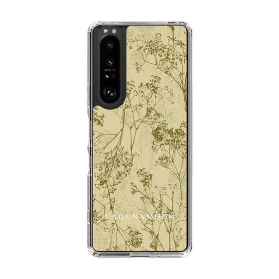 Slim Protection Case［ LAGUNAMOON - Botanical - Yellow ］