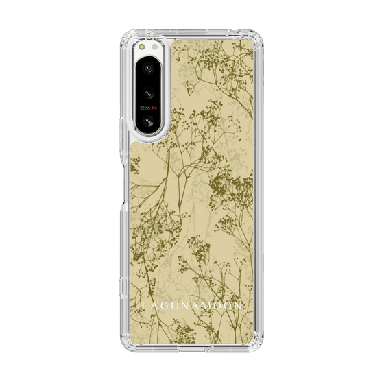 Slim Protection Case［ LAGUNAMOON - Botanical - Yellow ］