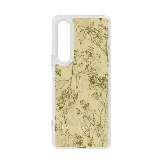 Slim Protection Case［ LAGUNAMOON - Botanical - Yellow ］