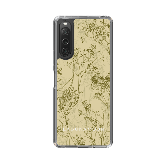 Slim Protection Case［ LAGUNAMOON - Botanical - Yellow ］