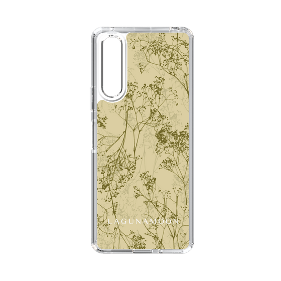 Slim Protection Case［ LAGUNAMOON - Botanical - Yellow ］