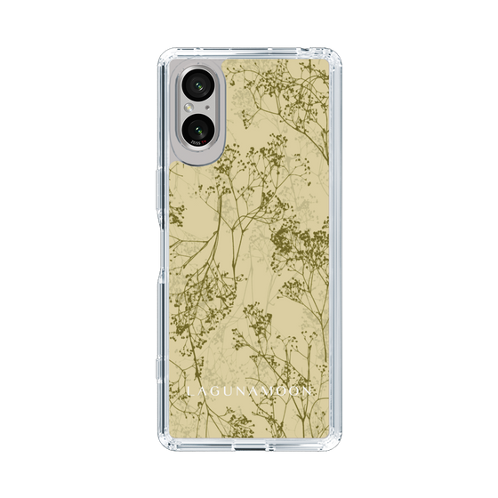 Slim Protection Case［ LAGUNAMOON - Botanical - Yellow ］