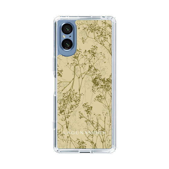 Slim Protection Case［ LAGUNAMOON - Botanical - Yellow ］
